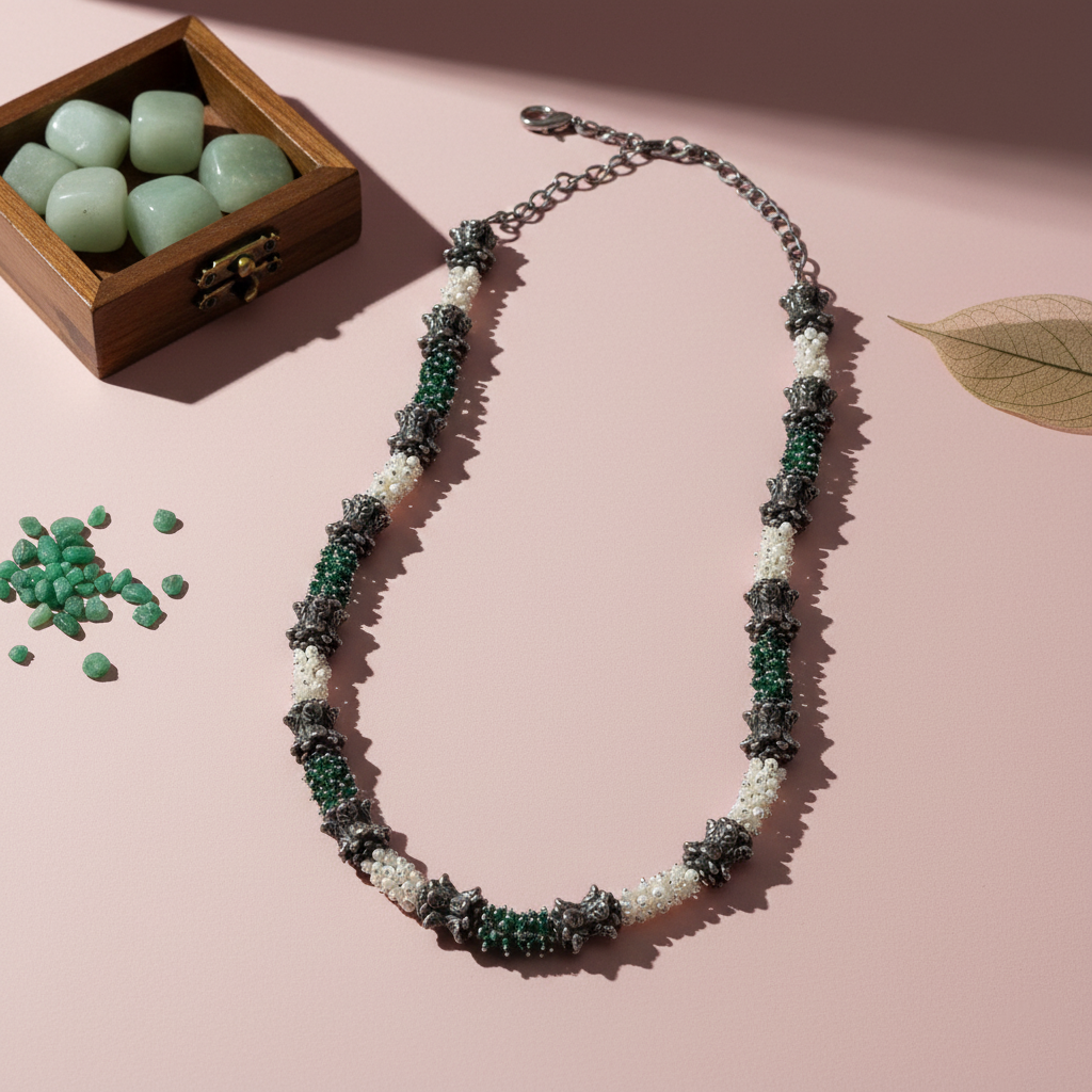 Emerald Whisper Maala