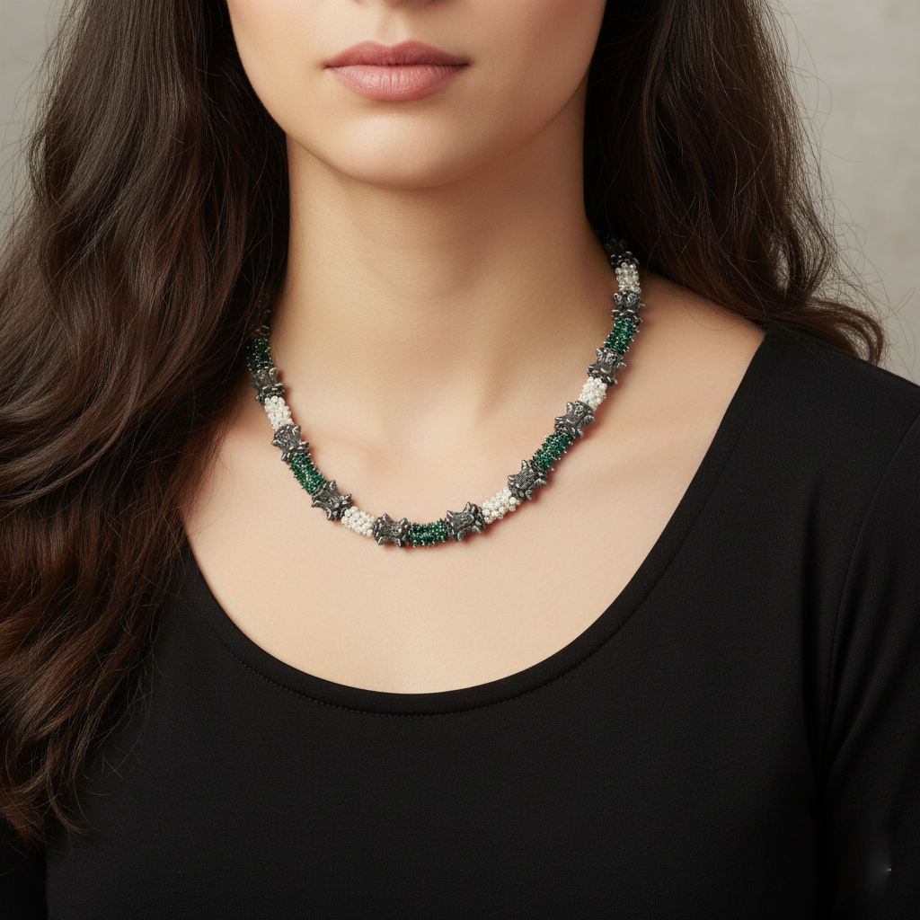 Emerald Whisper Maala