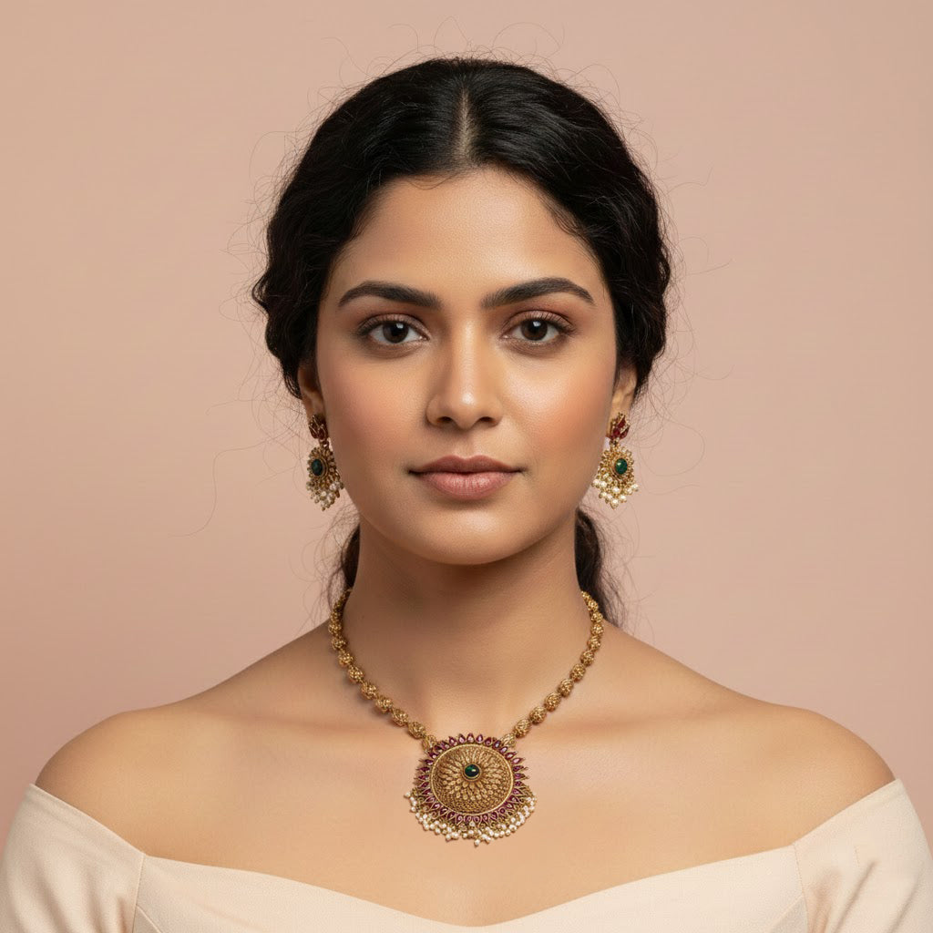 Royal Lotus Gold‑Plated Set