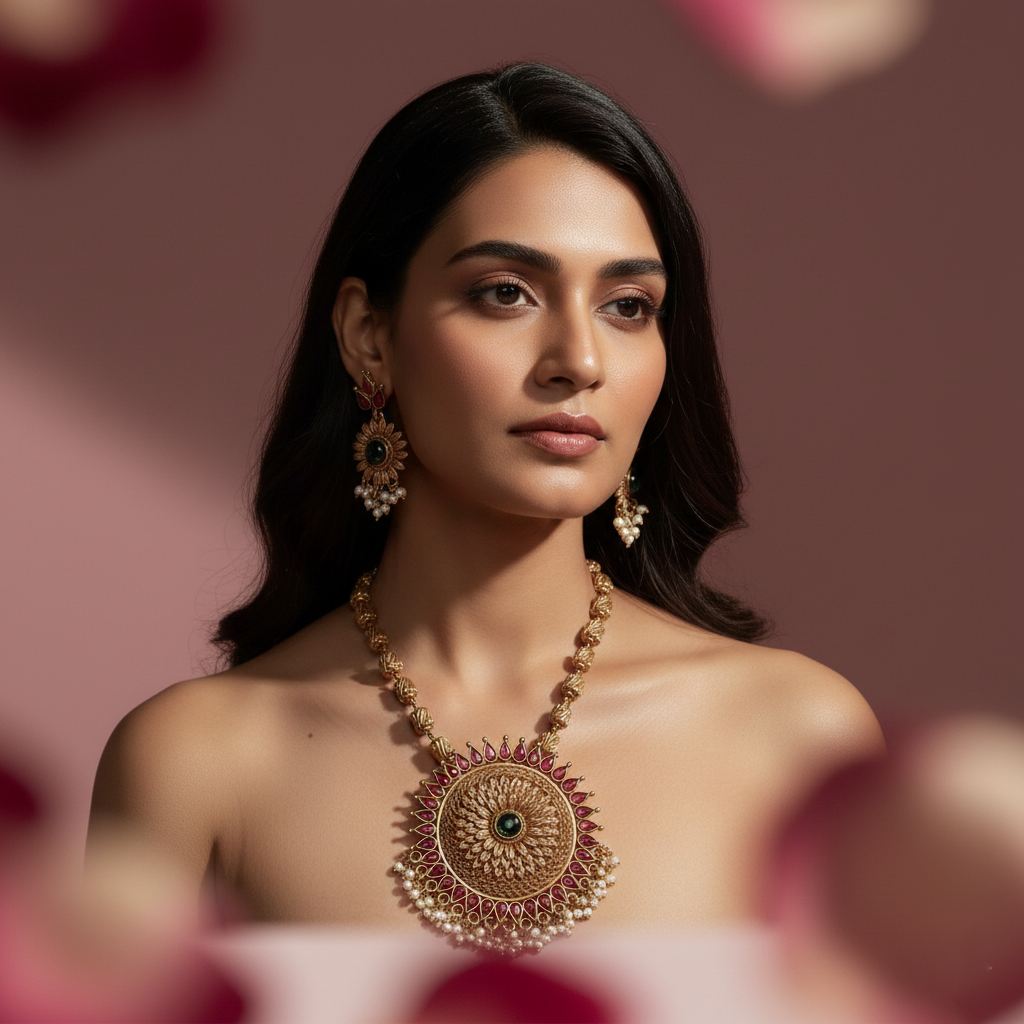 Royal Lotus Gold‑Plated Set