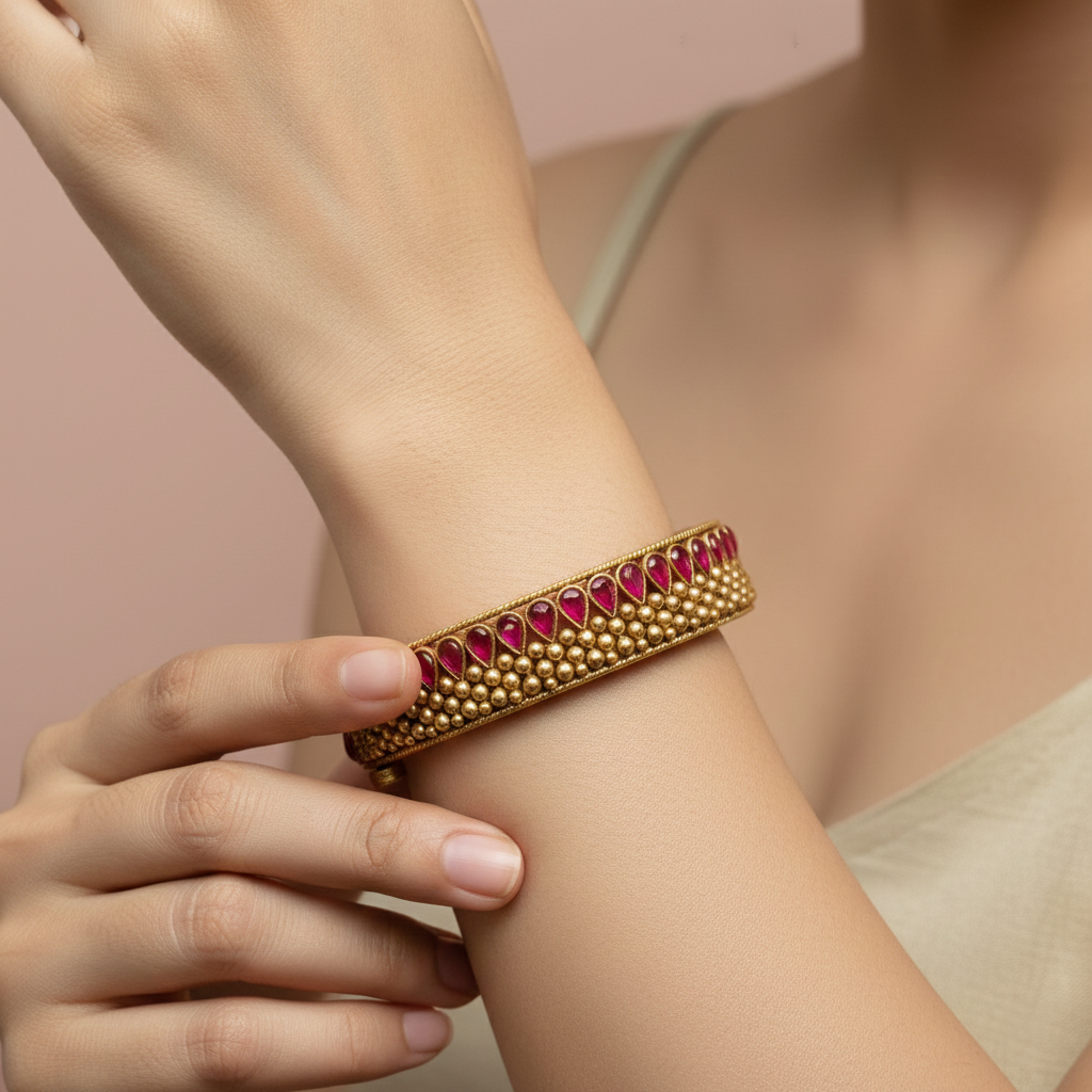 Sangria Sparkle Bangle