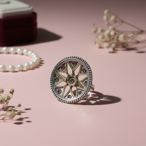 Ruby Starlight Statement Ring