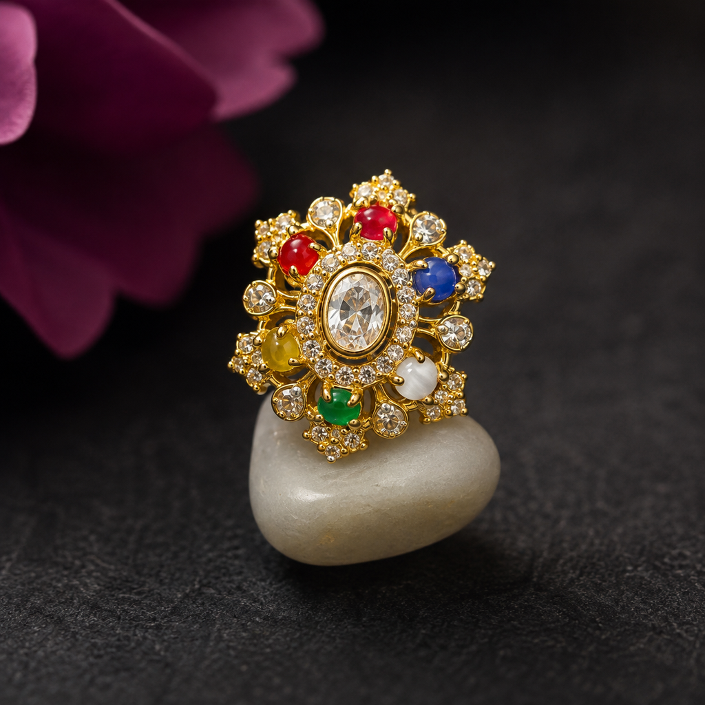 Royal Navratna Heritage Ring