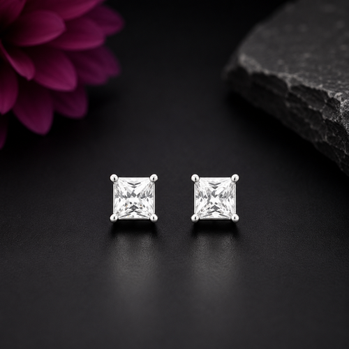 6mm Classic Zircon Solitaire Stud