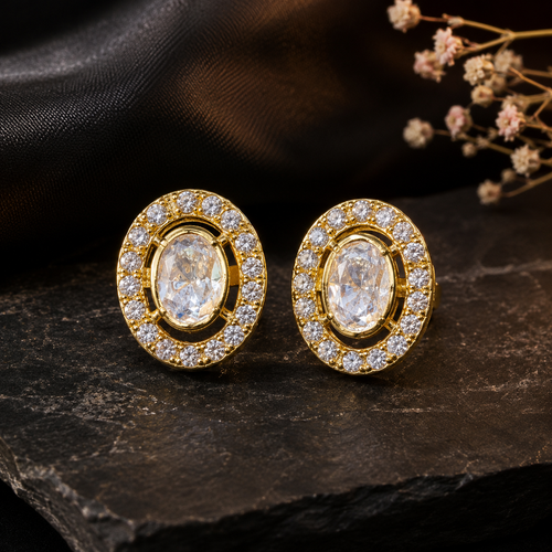Elara Oval Studs