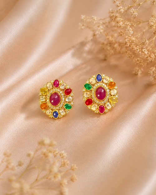 Noor-e-Navratna Studs