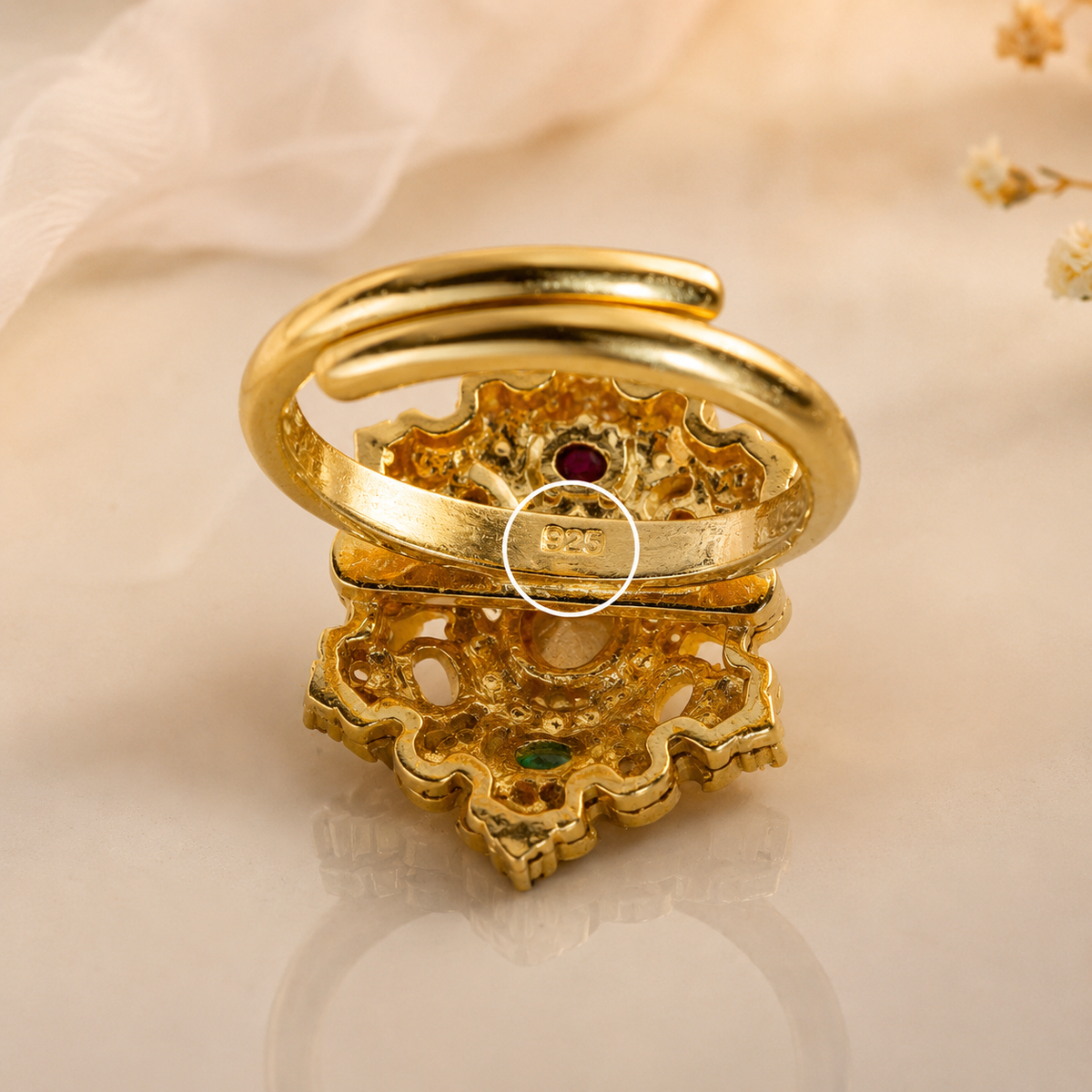 Royal Navratna Heritage Ring