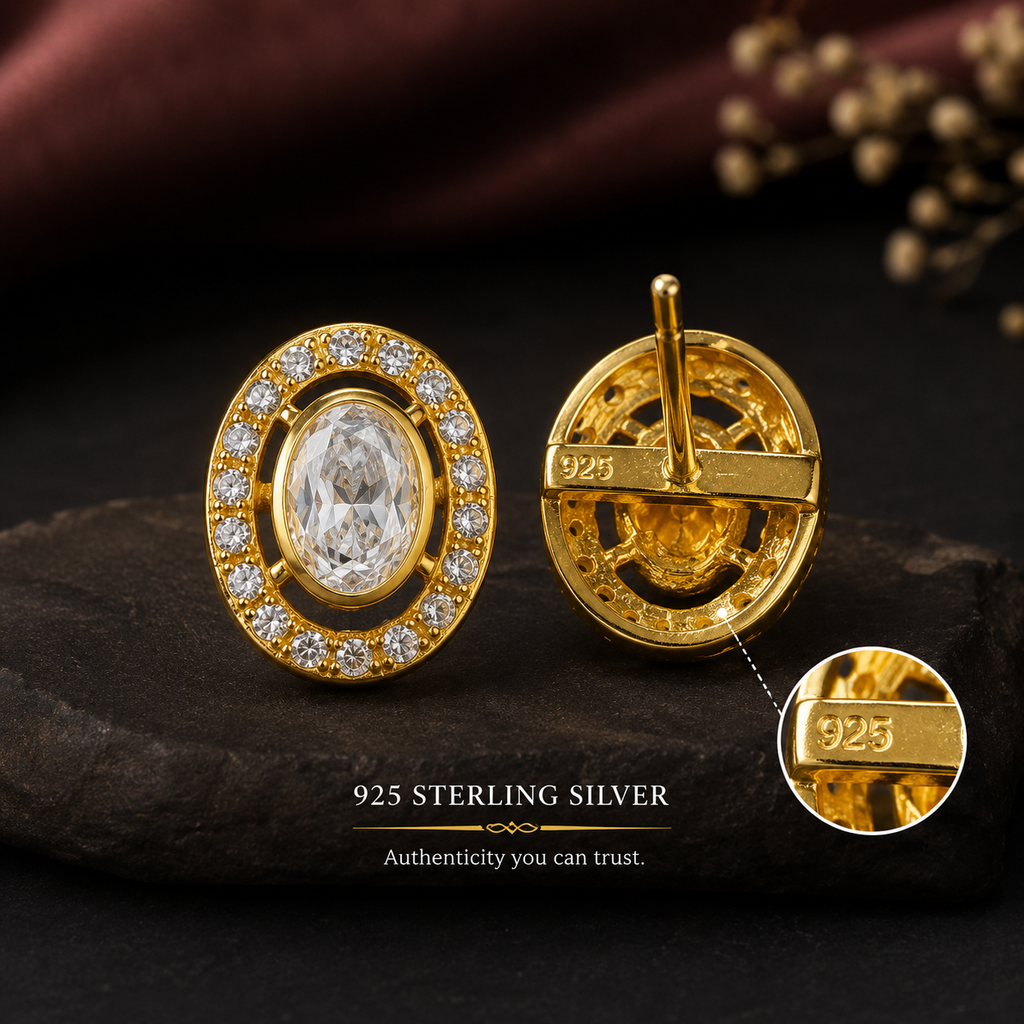 Elara Oval Studs