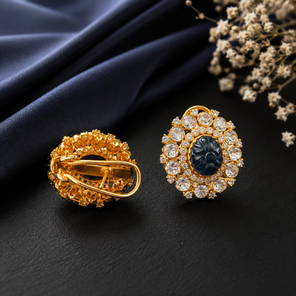 Azure Bloom Studs
