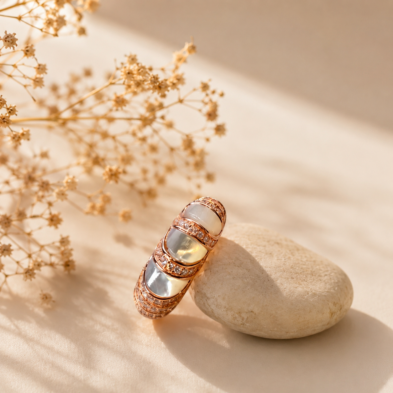 Luna Pearl Eternity Ring