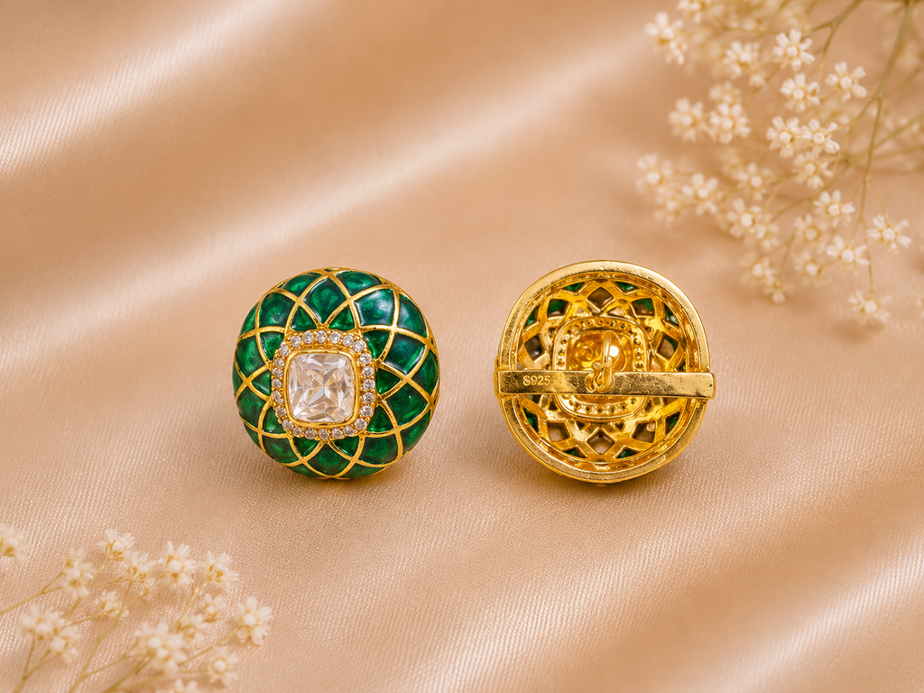 Nazaakat Polki Studs