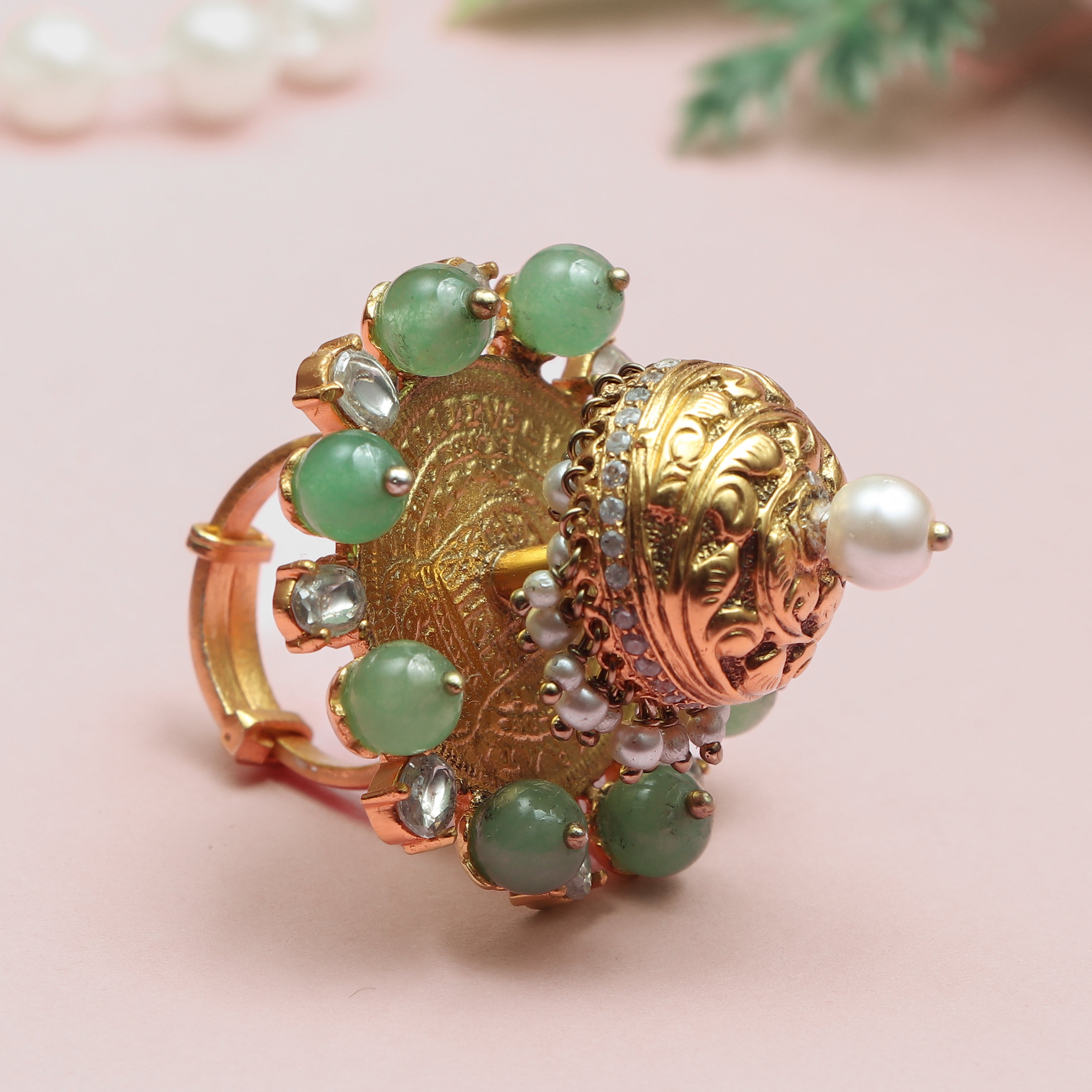 Emerald Elegance 925 Silver Ring