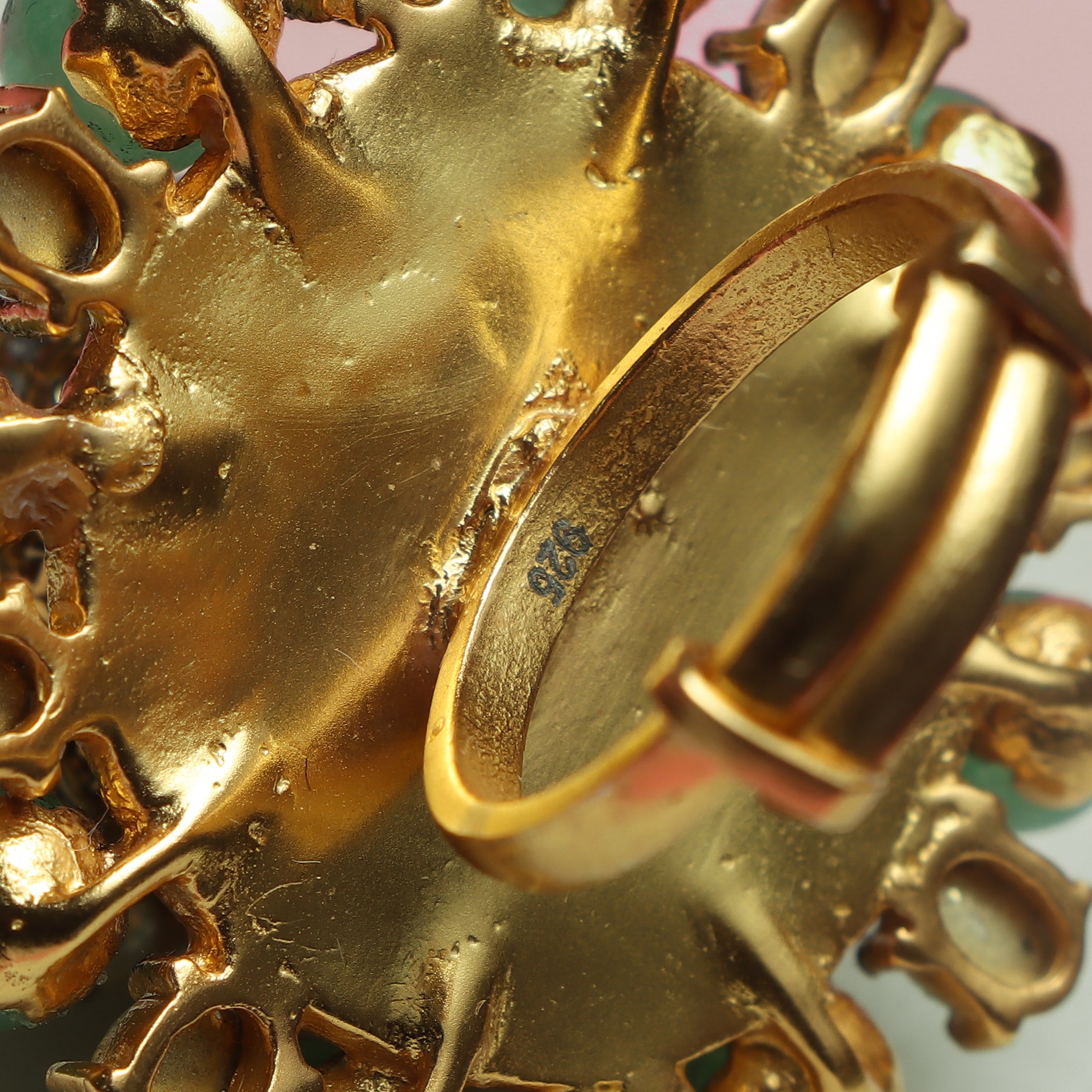 Emerald Elegance 925 Silver Ring