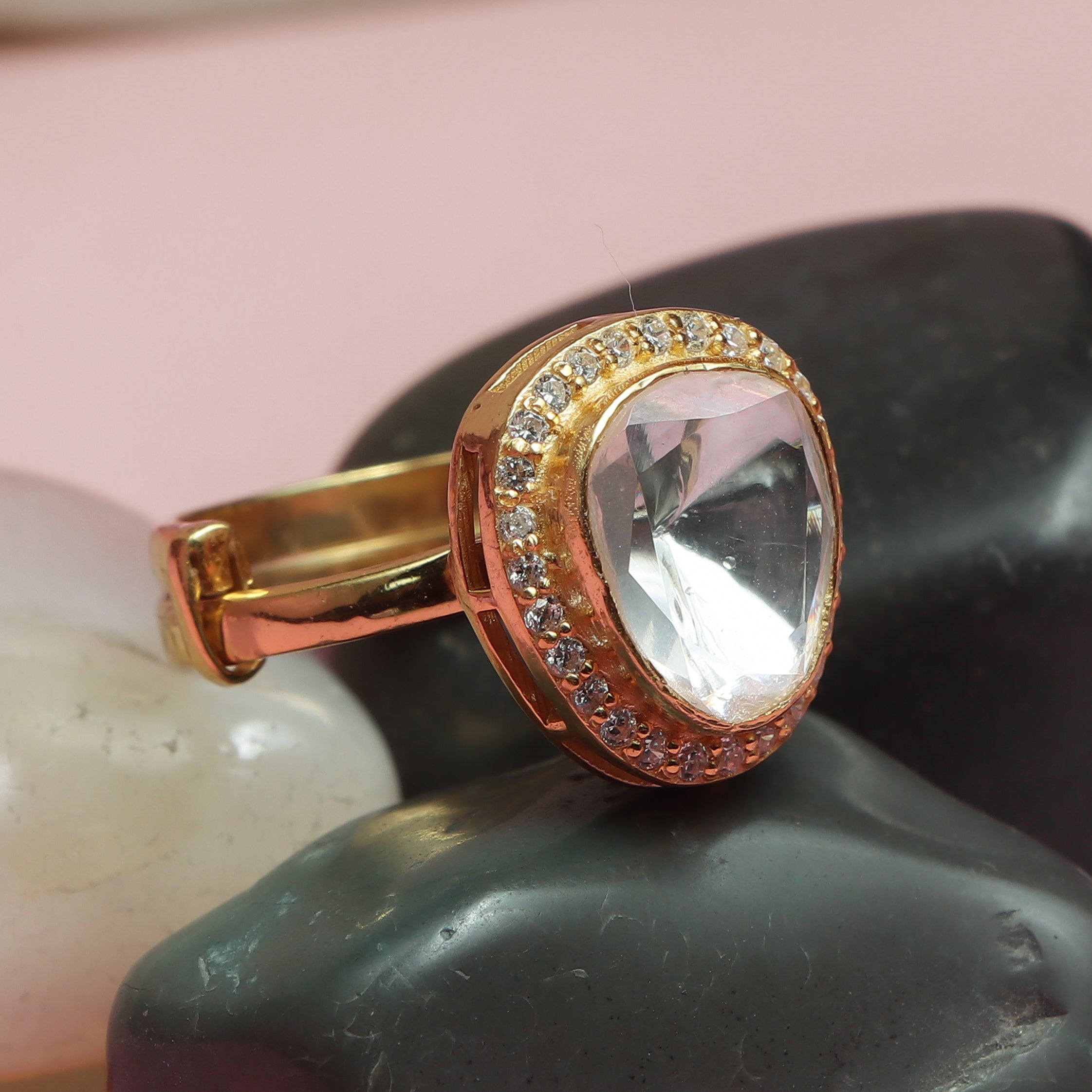 Elegant Pear Cut Diamond-Like Ring