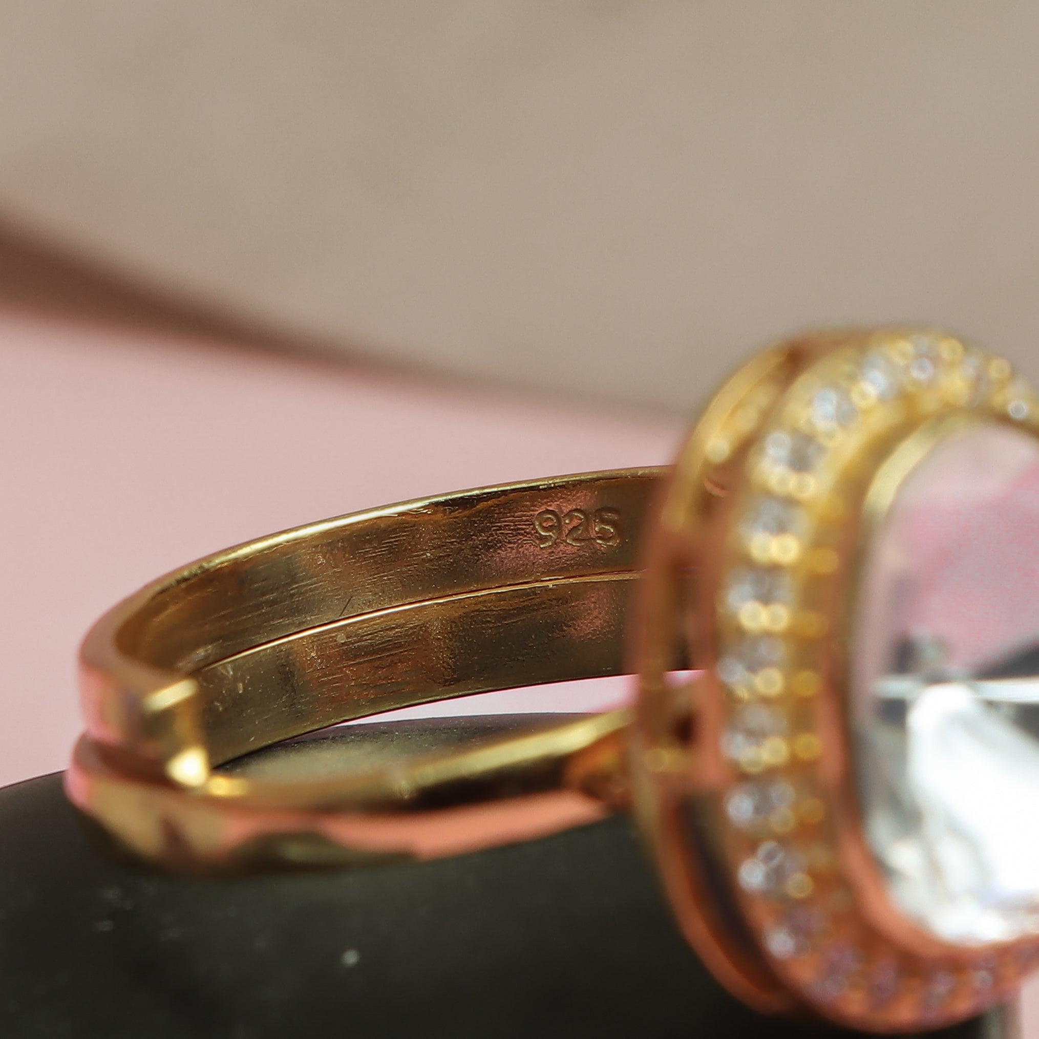 Elegant Pear Cut Diamond-Like Ring