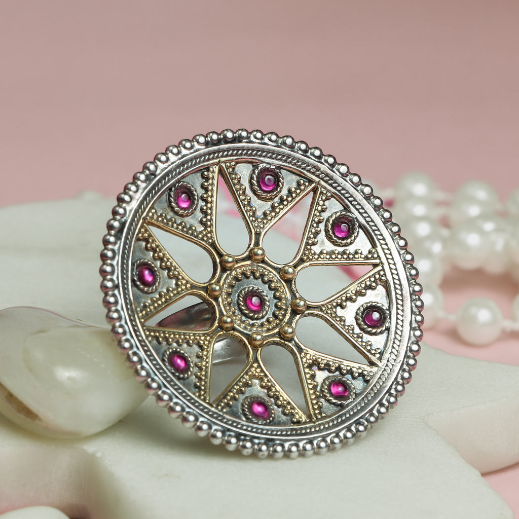 Ruby Starlight Statement Ring