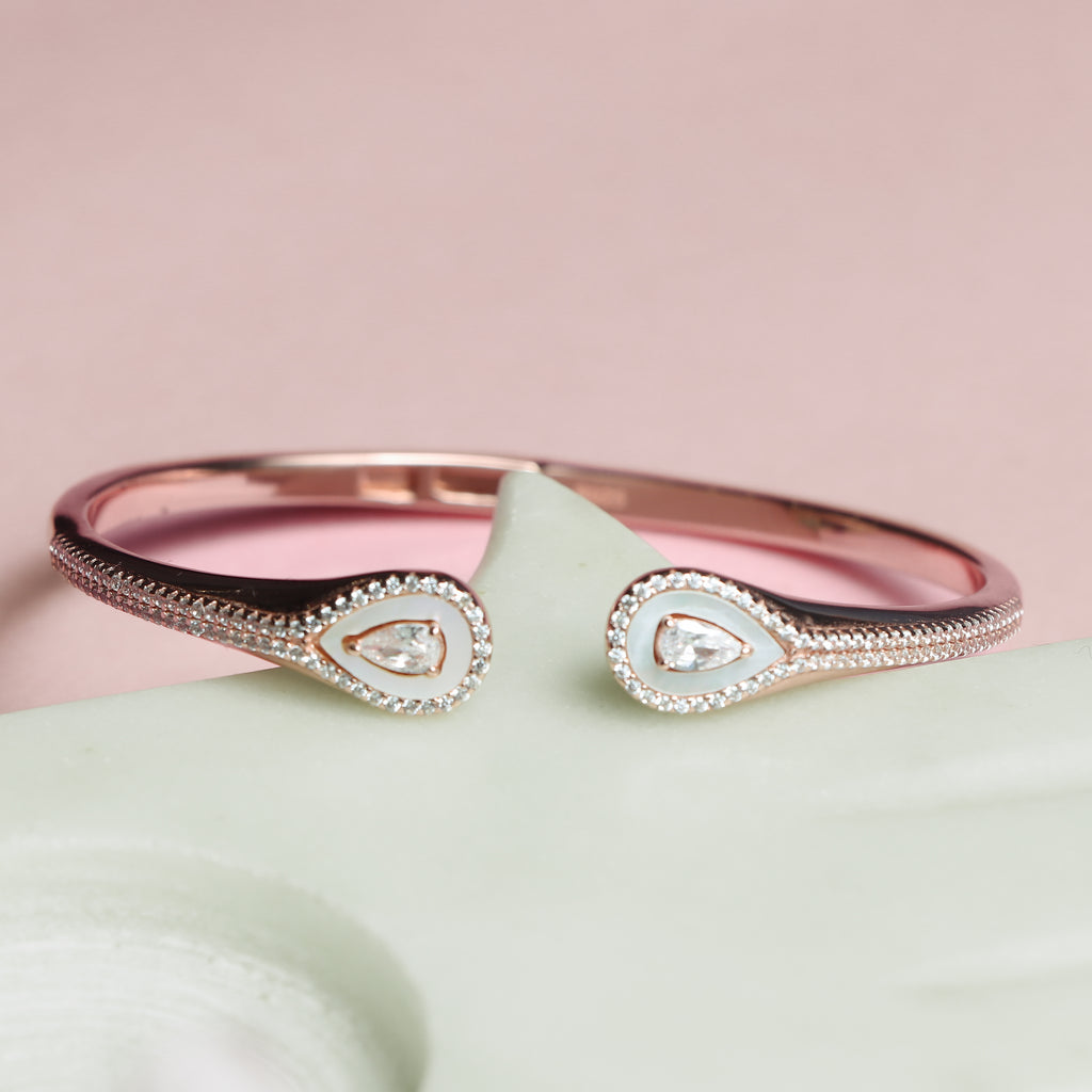 Rose Gold Vermeil Heartbeat Bracelet