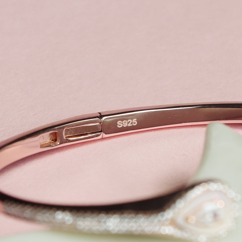 Rose Gold Vermeil Heartbeat Bracelet