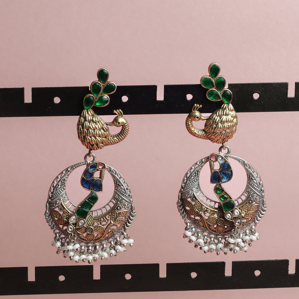 Sunburst Ruby Kundan Chandbaalis