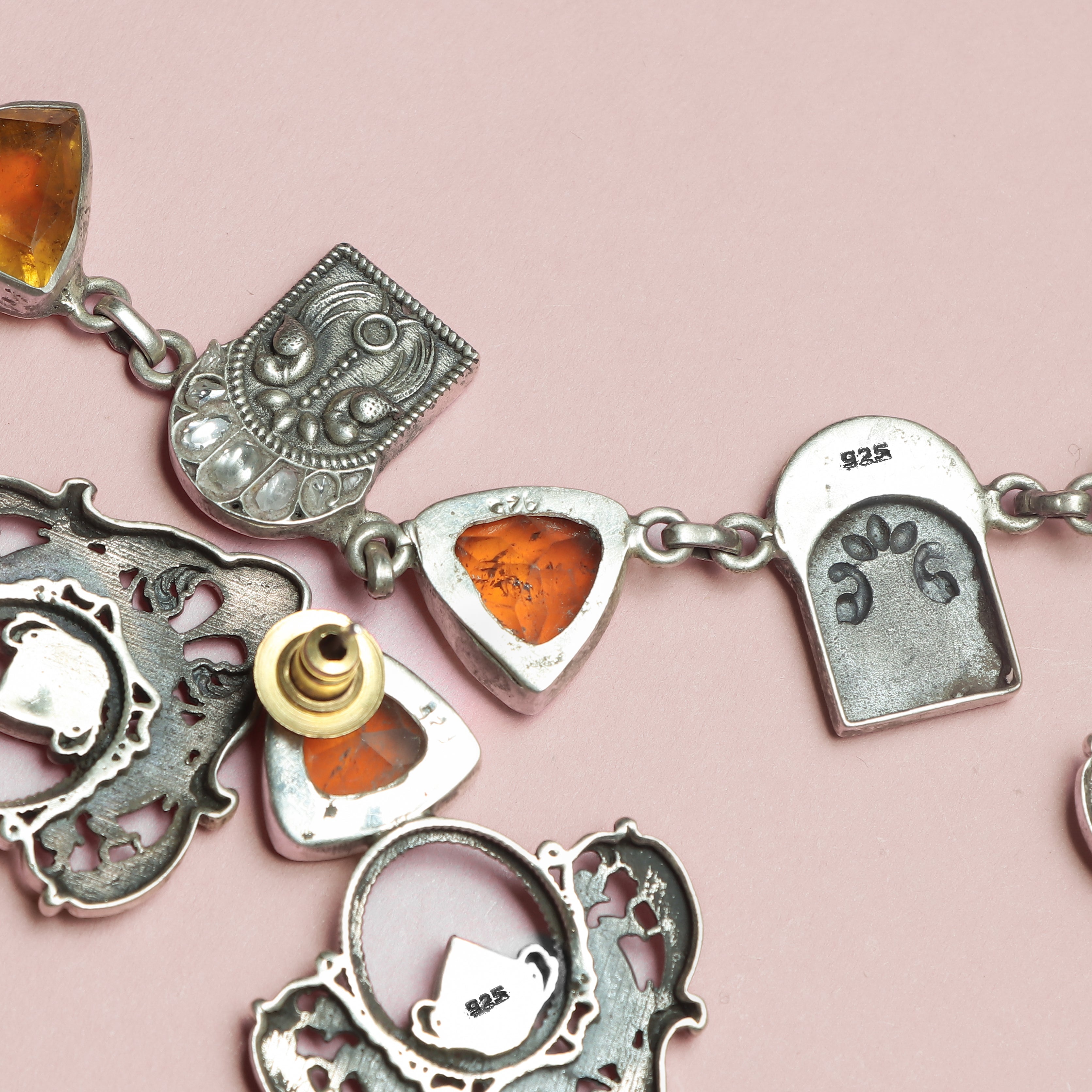 Amber Filigree Elegance Set