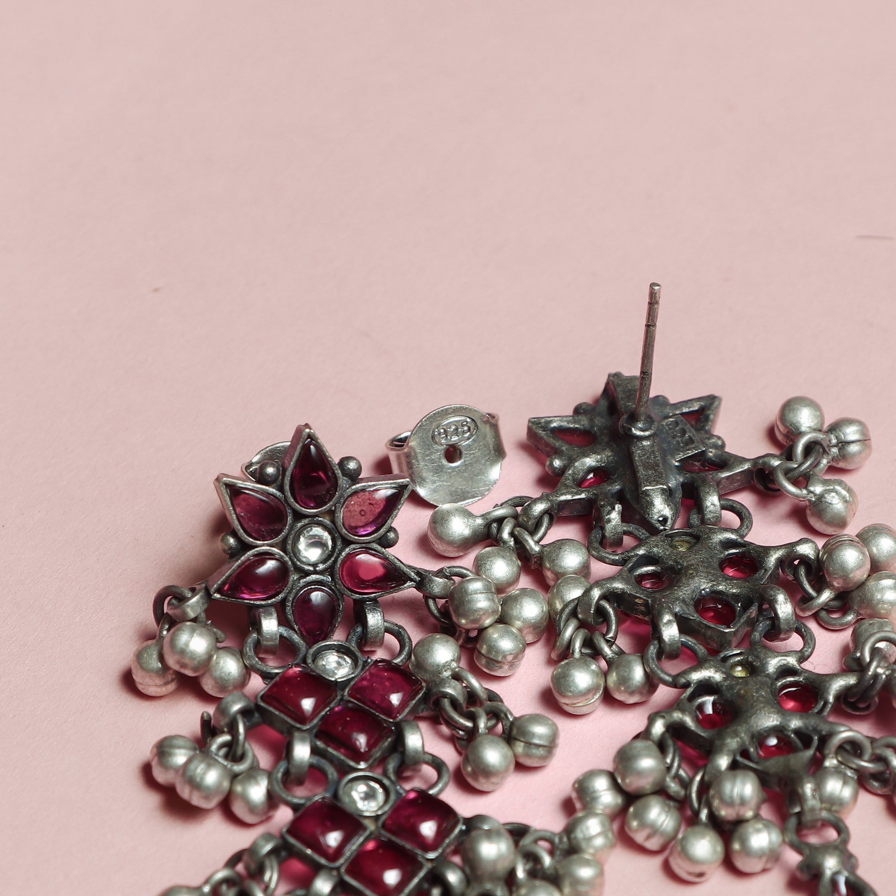 Geometric Dangler Earrings