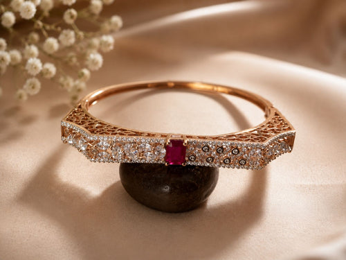 Ruby Veil Bracelet