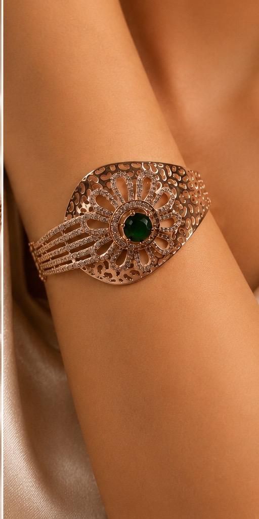 Celestia Greenstone Cuff