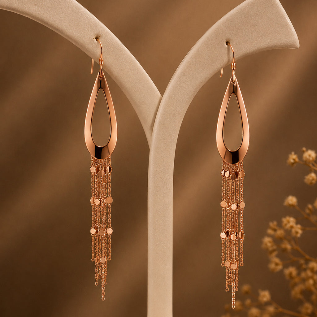 Rose Cascade Danglers