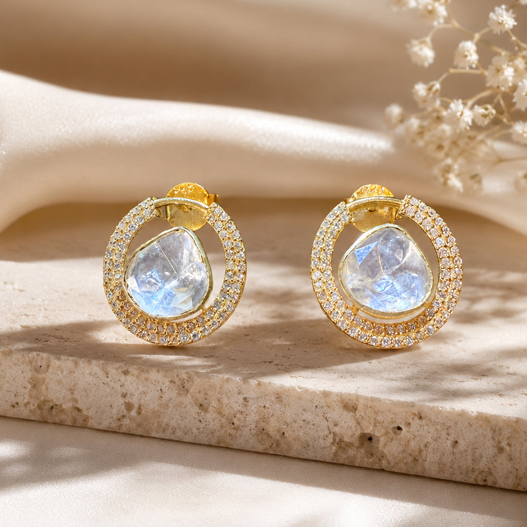 Aria Moon Studs