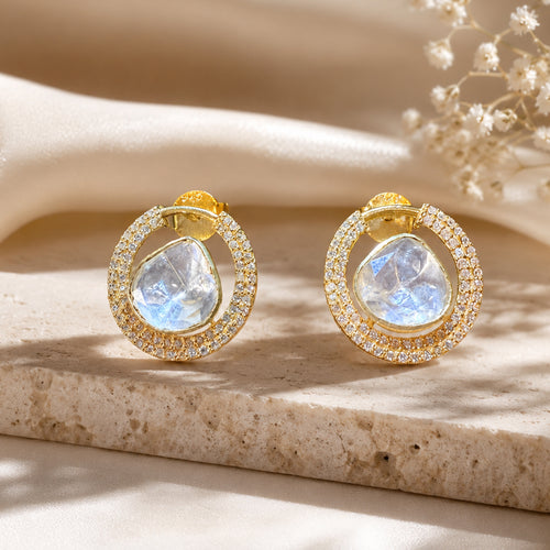Aria Moon Studs