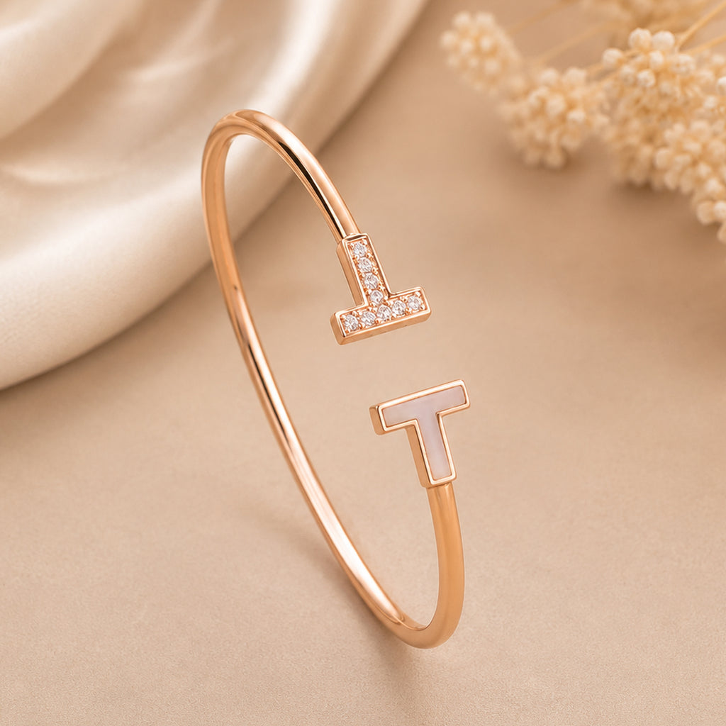 Tiffany-Inspired T Radiance Cuff Bracelet