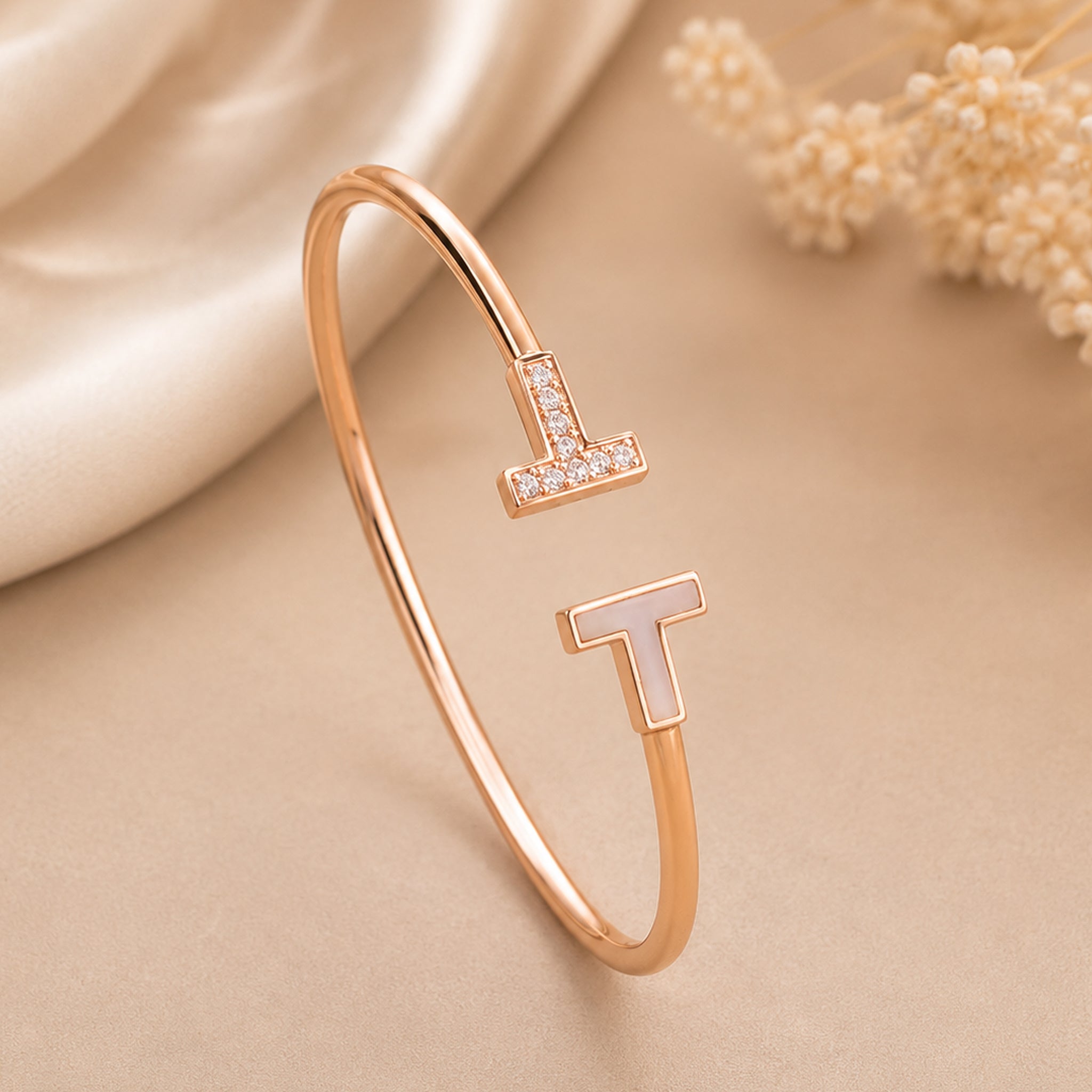 Tiffany-Inspired T Radiance Cuff Bracelet