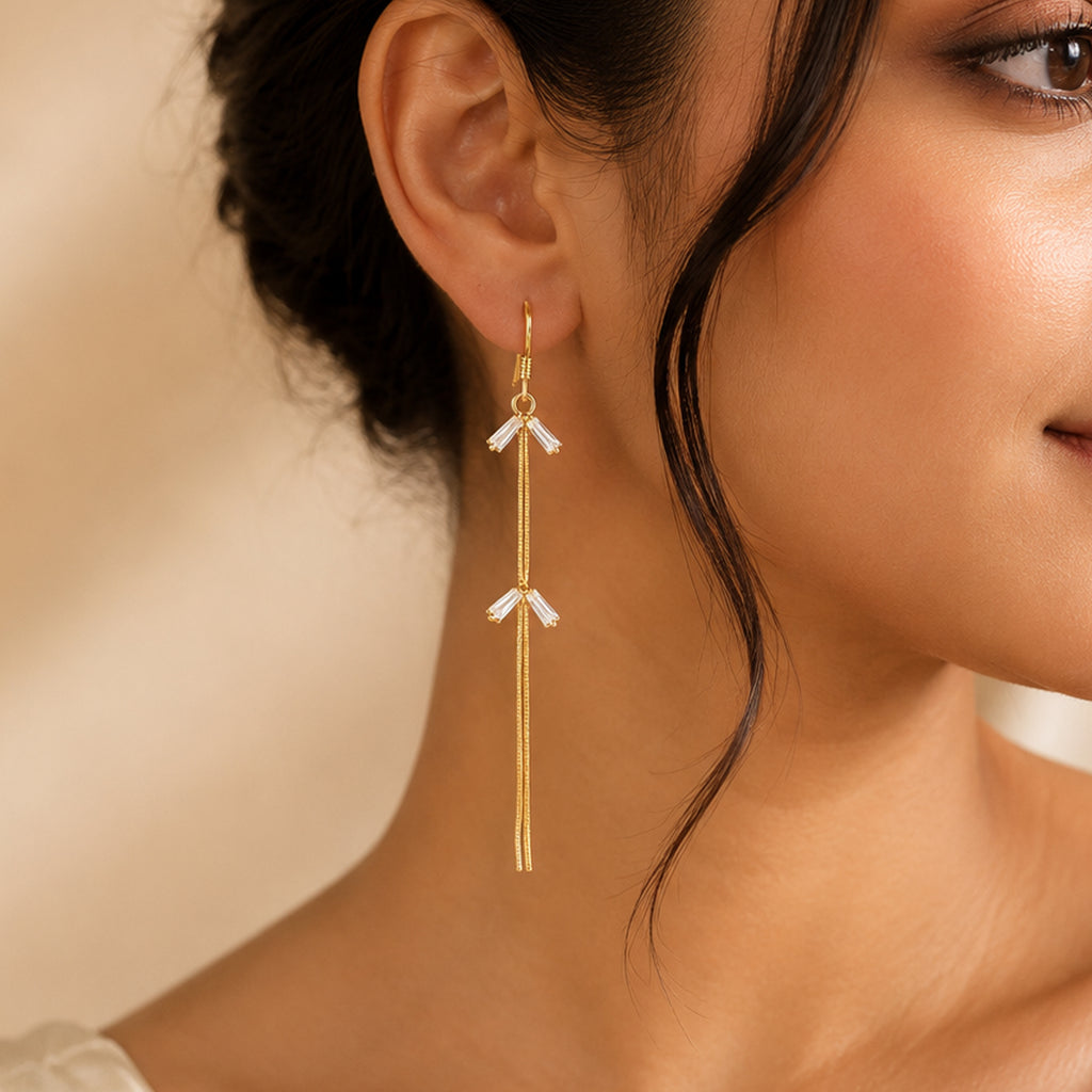 Asteria Silver Tassel Danglers