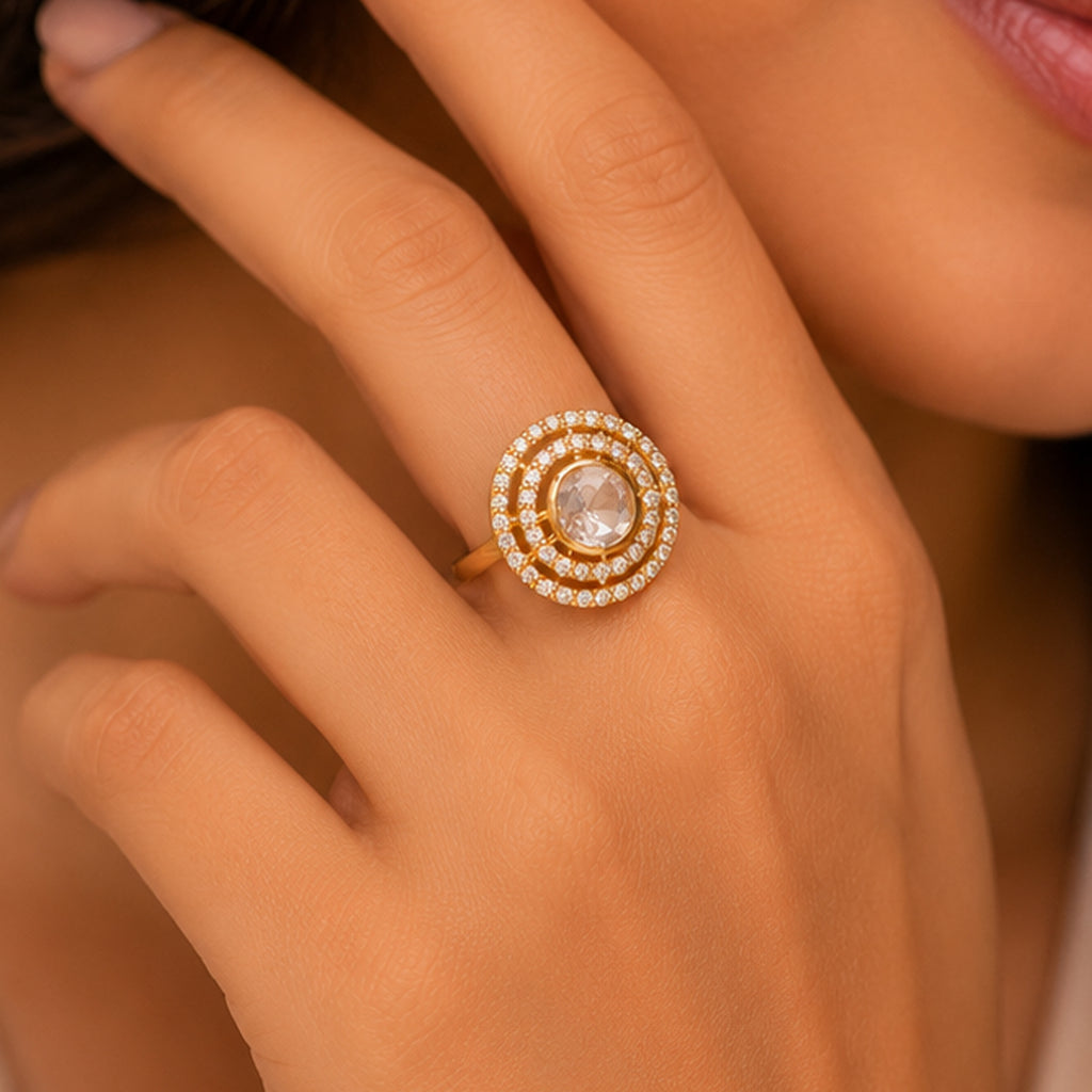 Dazzle Disc Ring