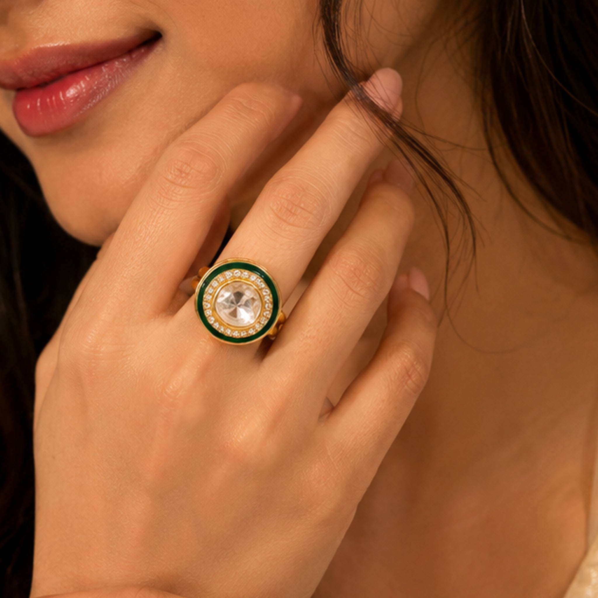 Celestia Polki Ring