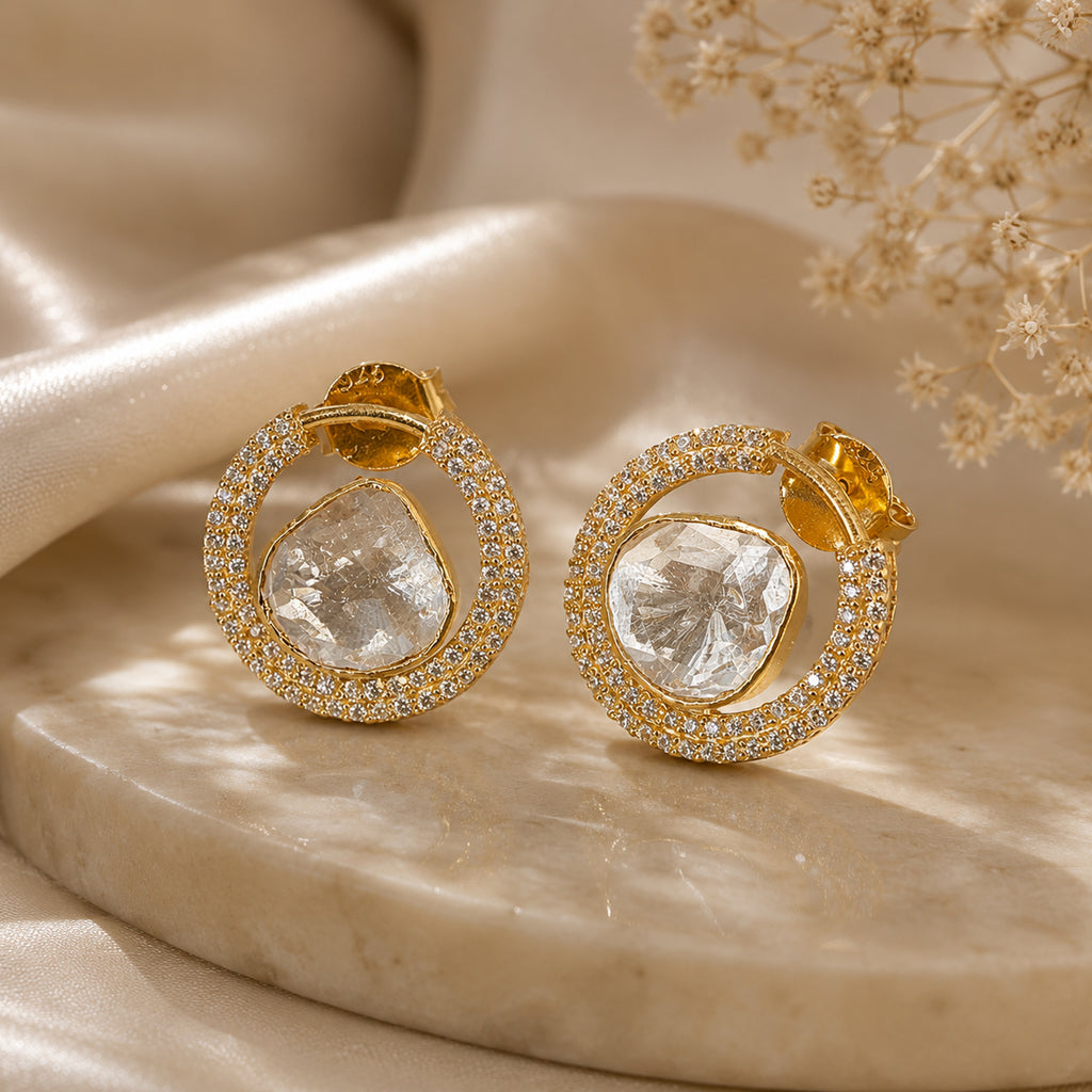 Aria Moon Studs