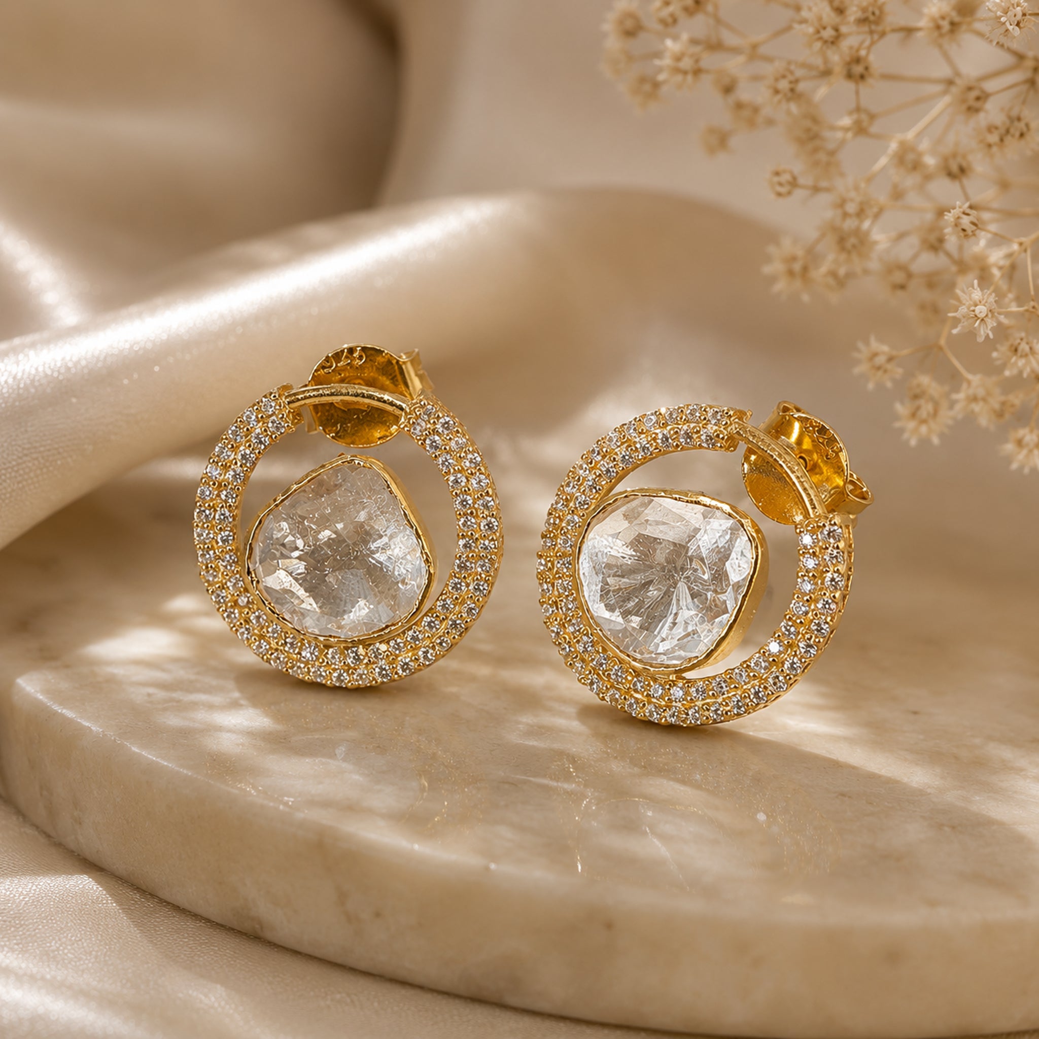 Aria Moon Studs