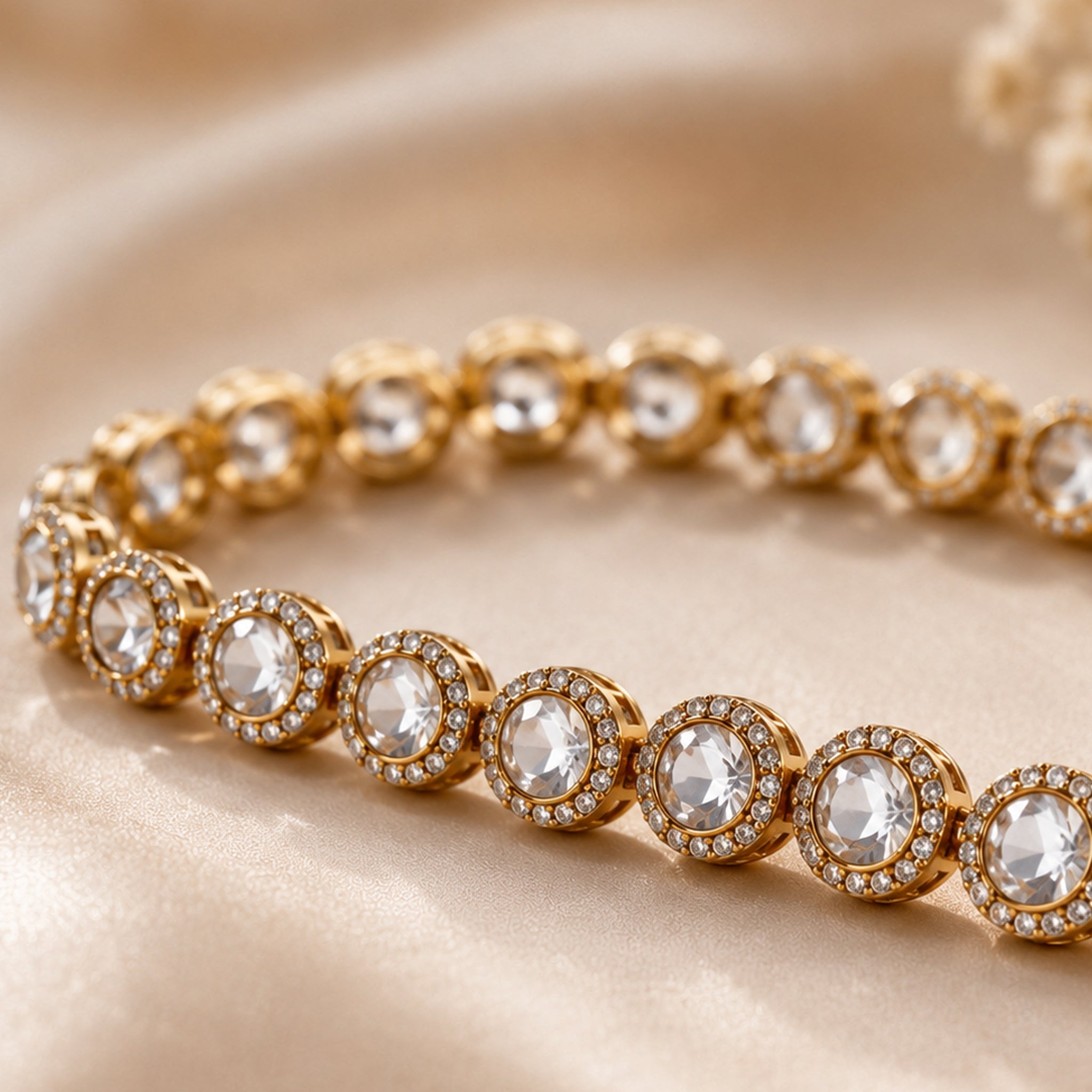 Regal Polki Line Bracelet