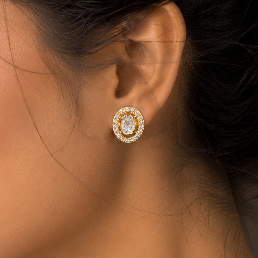 Elara Oval Studs