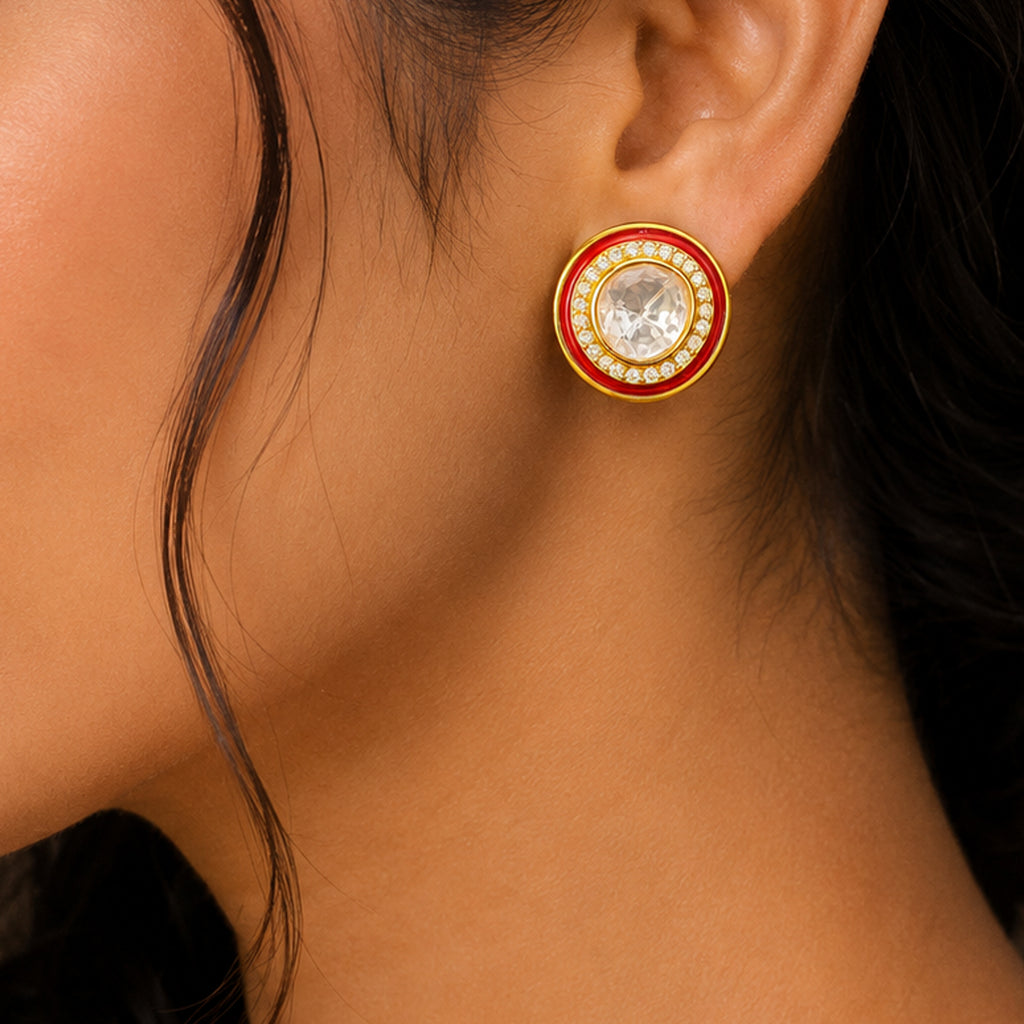 Ruby Radiance 925 Studs