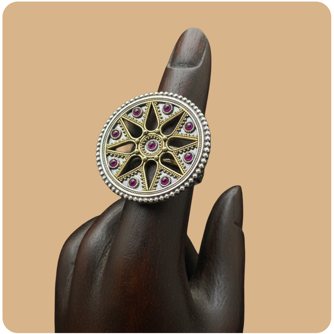 Grand Statement Silver Ring