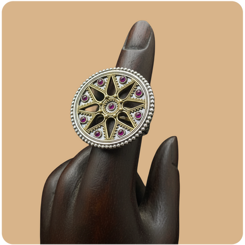 Grand Statement Silver Ring